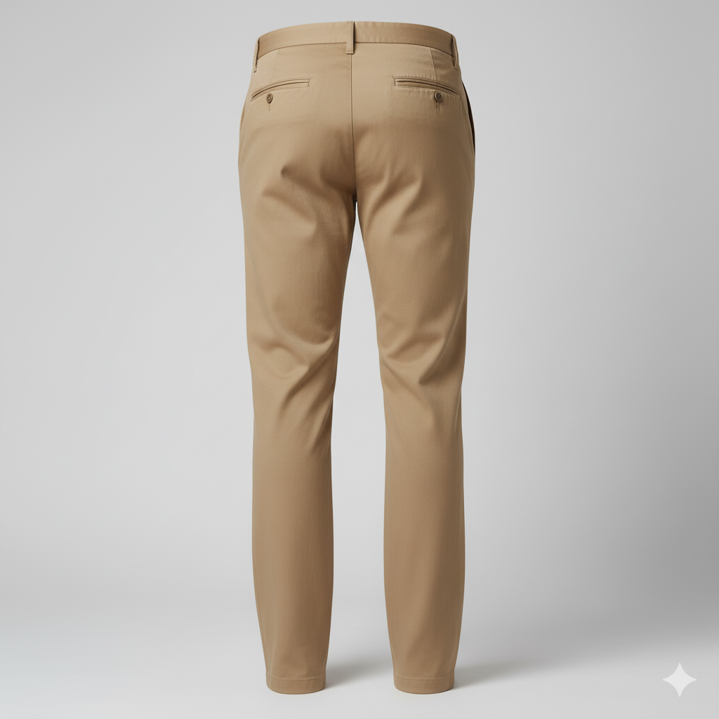 Slim/Straight Fit Casual Trousers - Image 3